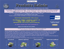 Tablet Screenshot of produits-balneo.fr